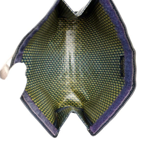 Vintage GUCCI Web Suede Leather Cosmetics Toiletry Bag Italy - Picture 7 of 10